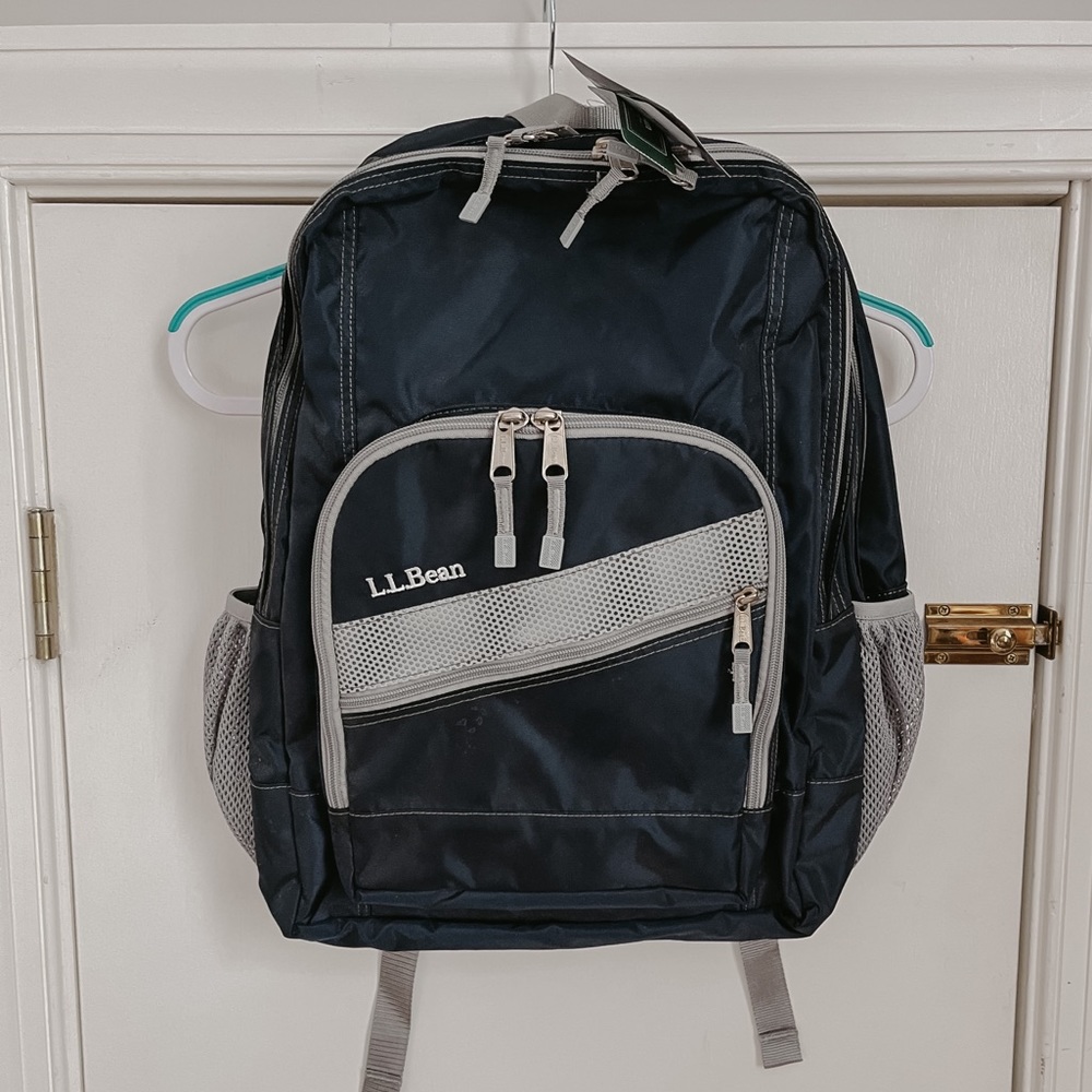LL Bean Navy Backpack